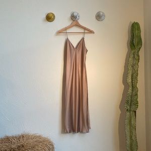 Cami NYC Silk Blush Slip Dress XS